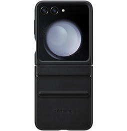 Samsung Galaxy Z Flip5 Flap Eco Leather Case Black
