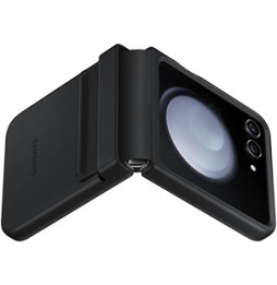 Samsung Galaxy Z Flip5 Flap Eco Leather Case Black