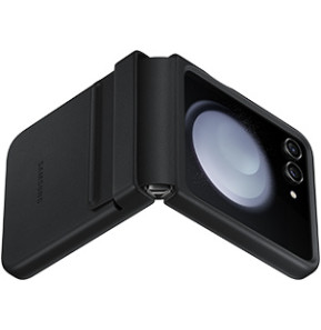 Samsung Galaxy Z Flip5 Flap Eco Leather Case Black