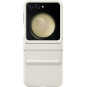 Samsung Galaxy Z Flip5 Flap Eco Leather Case Cream