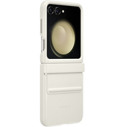Samsung Galaxy Z Flip5 Flap Eco Leather Case Cream