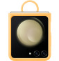 Samsung Galaxy Z Flip5 Silicone Case With Ring Apricot