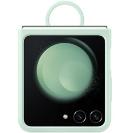 Samsung Galaxy Z Flip5 Silicone Case With Ring Mint