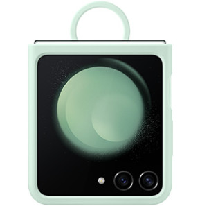 Samsung Galaxy Z Flip5 Silicone Case With Ring Mint