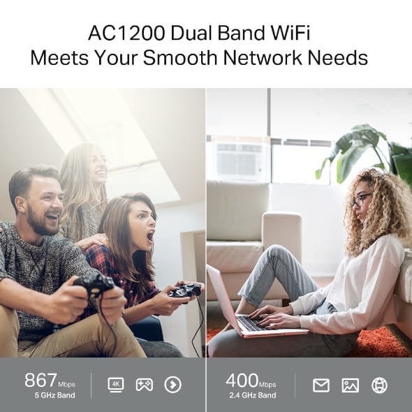 Routeur Wi-Fi TP-Link Archer A64 AC1200 MU-MIMO double bande