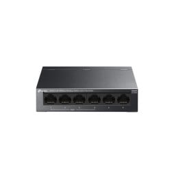 Switch TP-Link LS106P 6 ports 10/100 Mbps de bureau avec 4 ports PoE+