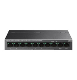 Switch TP-Link LS1210P 10 ports (8×10/100 PoE+ + 2 Gigabit) de bureau