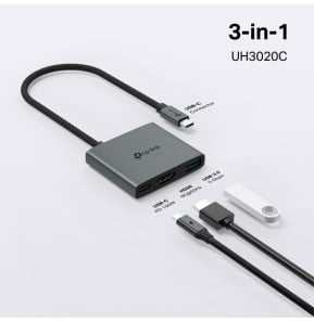 Hub USB Type-C 3-en-1 TP-Link UH3020C avec charge 100 W