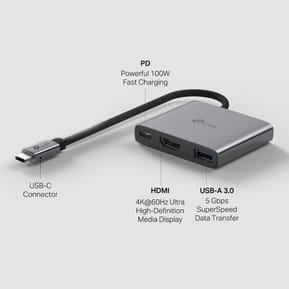 Hub TP-Link UH3020C USB-C 3-en-1 100 W (UH3020C) — image 3
