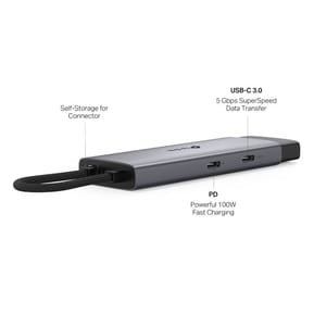 Hub TP-Link UH5020C USB-C 5-en-1 HDMI 4K 60 Hz 100 W (UH5020C) — image 3
