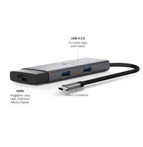 Hub USB Type-C 5-en-1 TP-Link UH5020C (HDMI 4K 60 Hz, charge 100 W)