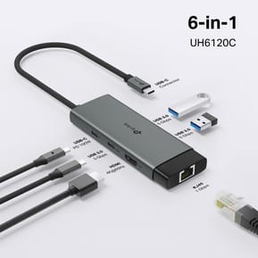 Hub TP-Link UH6120C USB-C 6-en-1 100 W (UH6120C) — image 4