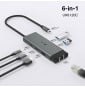Hub USB Type-C 6-en-1 TP-Link UH6120C (HDMI 4K, Ethernet Gigabit, charge 100 W)