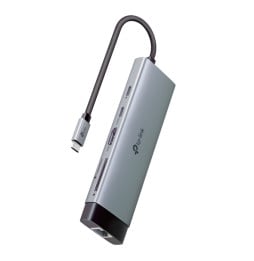 Hub USB Type-C 9-en-1 TP-Link UH9120C (HDMI 4K, RJ45 Gigabit, lecteurs SD, charge 100 W)