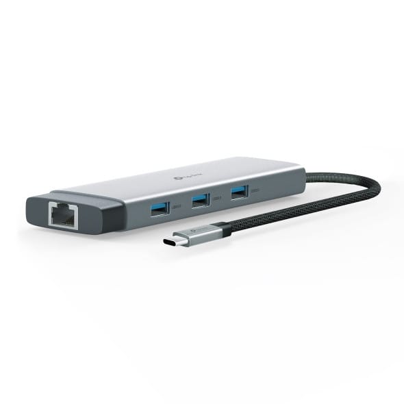 Hub USB Type-C 9-en-1 TP-Link UH9120C (HDMI 4K, RJ45 Gigabit, lecteurs SD, charge 100 W)