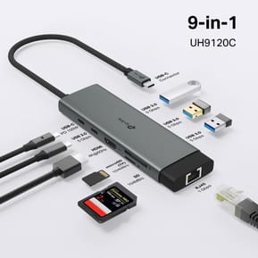 Hub TP-Link UH9120C USB-C 9-en-1 100 W (UH9120C) — image 2