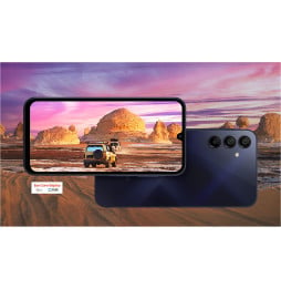 Smartphone Samsung Galaxy A15 6,5" Super AMOLED 90 Hz 256 Go Bleu Clair (SM-A155FLBIMWD)