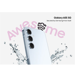 Smartphone Samsung Galaxy A55 5G Lilas 256 Go Super AMOLED 6,6" 50 MP (SM-A556ELVWMWD)