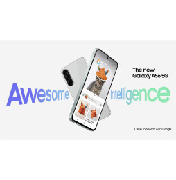 Smartphone Samsung Galaxy A56 5G 256 Go Gris Clair (SM-A566BZAWMWD)
