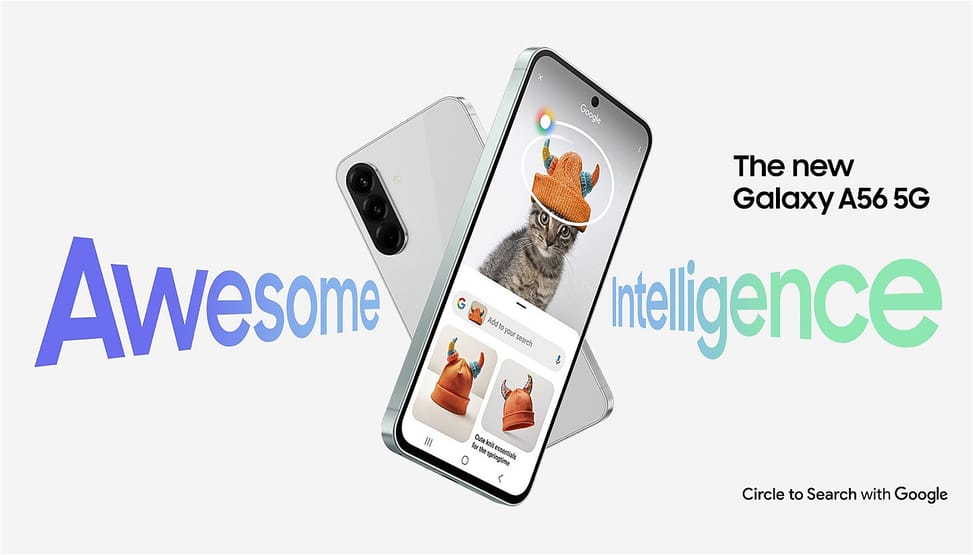 Smartphone Samsung Galaxy A56 5G 128 Go Olive (SM-A566BZGVMWD)