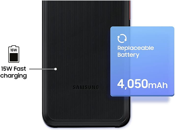 Smartphone durci Samsung Galaxy XCover6 Pro 5G 6 Go 128 Go noir (SM-G736BZKDM15)
