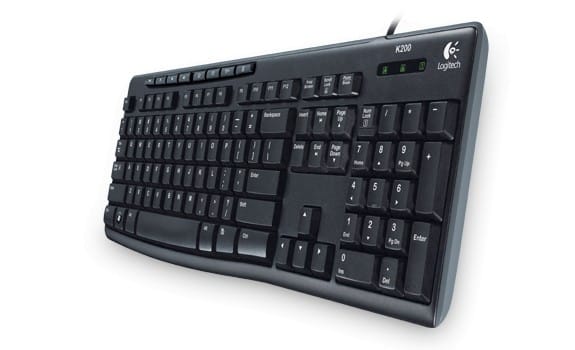 Clavier Logitech Media Keyboard K200 - AZERTY — image 1