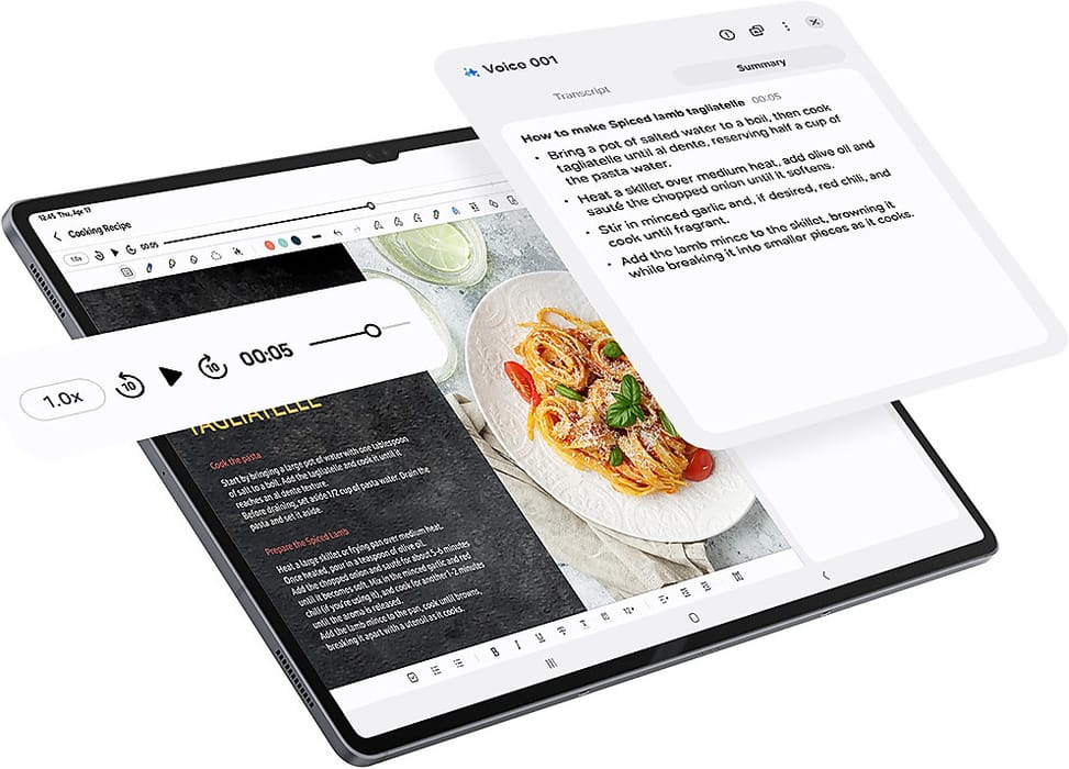 Tablette Samsung Galaxy Tab S10+ 5G 12.4" Dynamic AMOLED 2X Galaxy AI (SM-X826BZSAMWD)