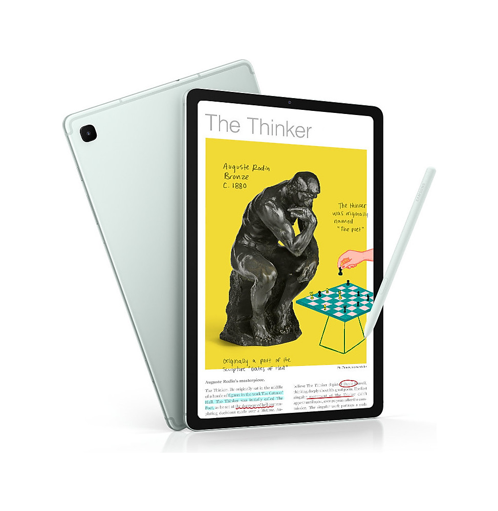 Tablette Samsung Galaxy Tab S6 Lite 10,4" S Pen Gris Oxford (SM-P625NZAAMWD)