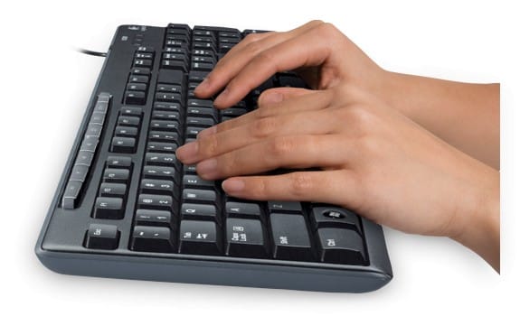 Clavier Logitech Media Keyboard K200 - AZERTY — image 2