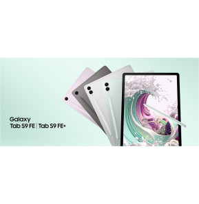 Tablette Samsung Galaxy Tab S9 FE+ 5G 12,4" 90 Hz 128 Go Argent avec S Pen (SM-X616BZSAMWD)