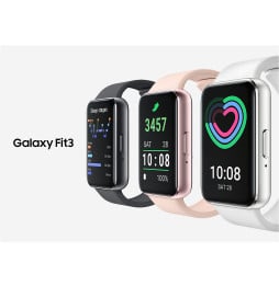 Bracelet connecté Samsung Galaxy Fit3 Bluetooth gris (SM-R390NZAAMWD)