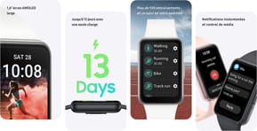 Bracelet connecté Samsung Galaxy Fit3 Bluetooth rose doré (SM-R390NIDAMWD) — image 3