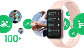 Bracelet connecté Samsung Galaxy Fit3 Bluetooth rose doré (SM-R390NIDAMWD) — image 7