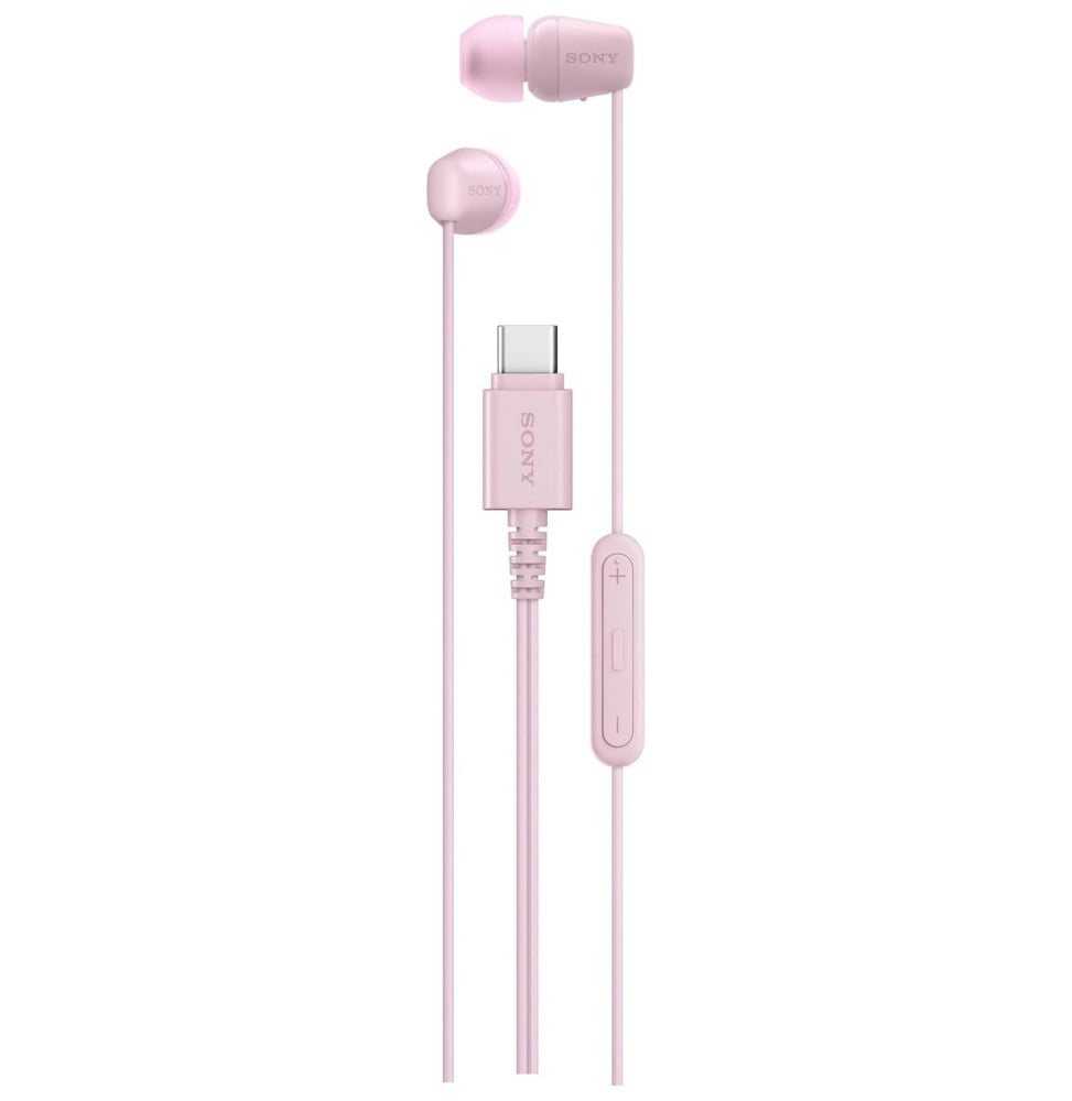 Écouteurs Sony IER-EX15C Intra-auriculaires USB-C avec Microphone - Rose (IER-EX15C/PZE)