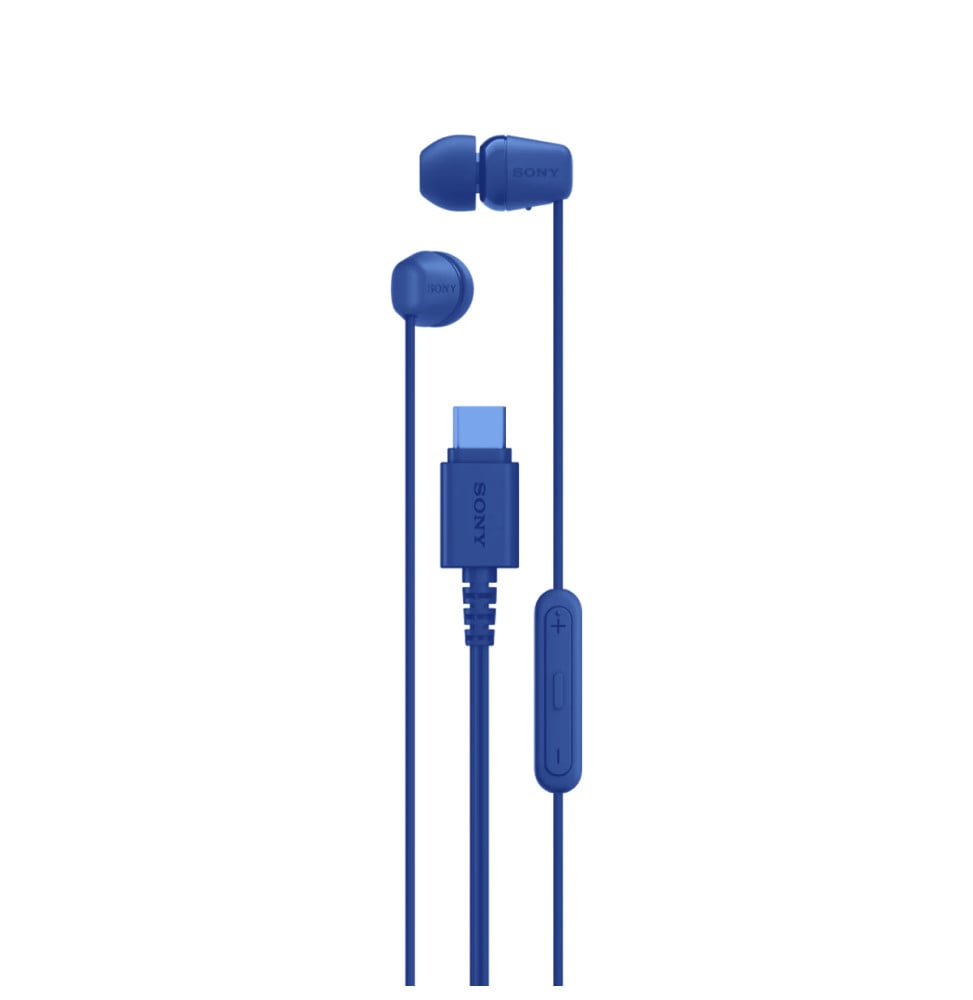 Écouteurs Sony IER-EX15C Intra-auriculaires USB-C avec Microphone - Bleu (IER-EX15C/LZE)