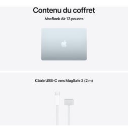 Apple MacBook Air 13 pouces M5 16 Go 512 Go Bleu Ciel (MDHH4FN/A)