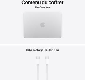 Apple MacBook Neo 13 pouces A18 Pro 8 Go 512 Go Argent (MHFC4FN/A) — image 5