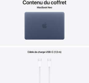 Apple MacBook Neo 13 pouces A18 Pro 8 Go 512 Go Indigo (MHFG4FN/A) — image 5