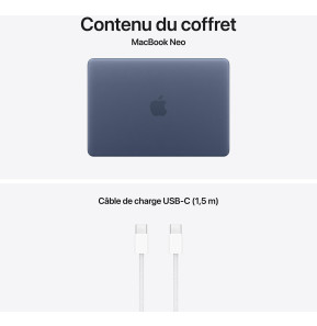 Apple MacBook Neo 13 pouces A18 Pro 8 Go 512 Go Indigo (MHFG4FN/A)