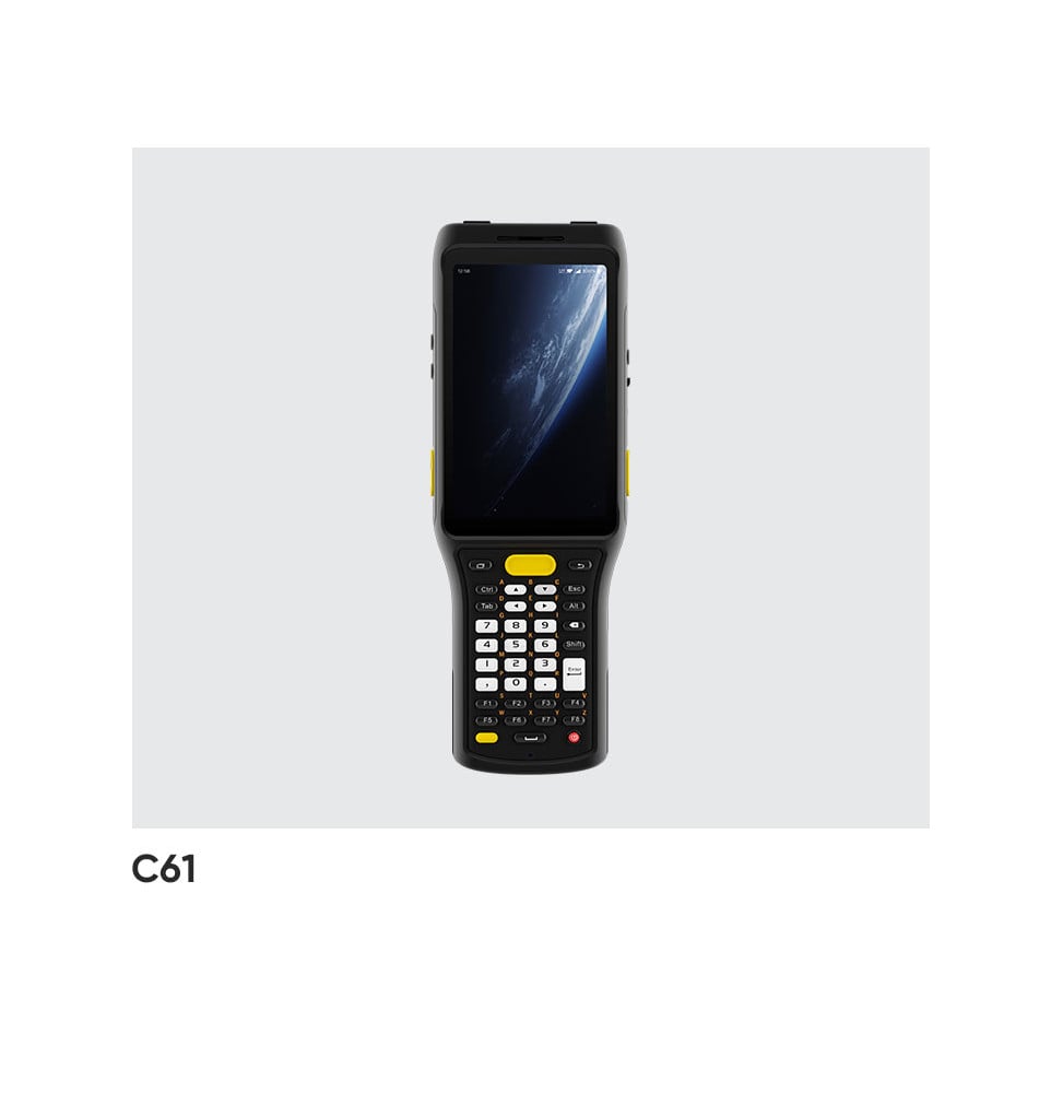 Terminal mobile durci PDA Chainway C61 Android 13 lecteur code-barres 2D 47 touches (C61)