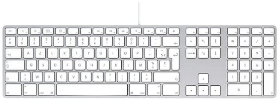 Clavier Apple avec pavé numérique - Français