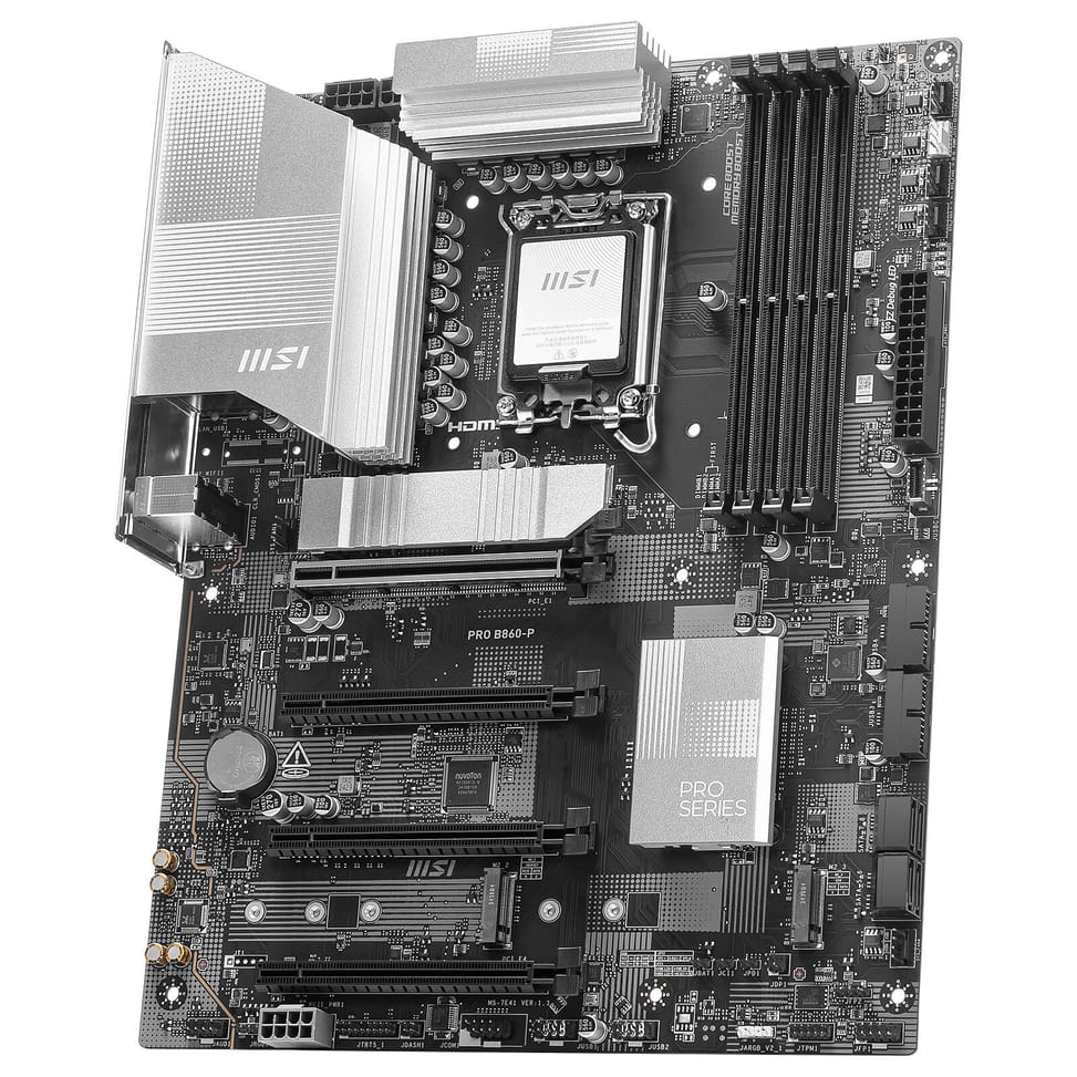 MSI PRO B860-P LGA 1851 ATX DDR5 Motherboard (911-7E41-002) — image 4