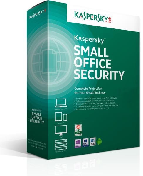Kaspersky Small Office Security version 4.0 (10 postes + 1 serveur, 1 an)
