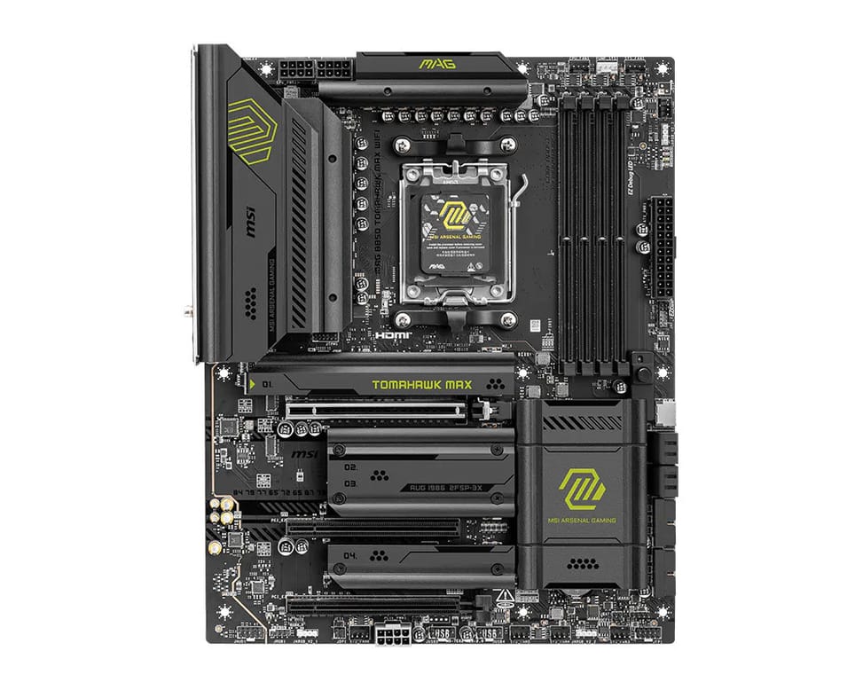 Carte mère MSI MAG B850 Tomahawk Max WiFi AMD B850 AM5 ATX (911-7E62-002)