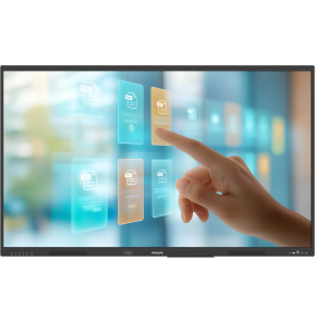 PHILIPS - 75 UHD - 400 Cd/m2 Multi Touch Android 14, Google EDLA Display, IR Touch, AR Glas , Interact en HDMI Output (75BDL4252