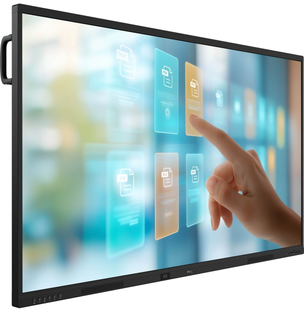 PHILIPS - 65 UHD - 400 Cd/m2 Multi Touch Android 14, Google EDLA Display, IR Touch, AR Glas , Interact en HDMI Output (65BDL4252