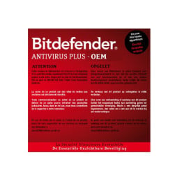 Bitdefender Antivirus Plus 2015 - OEM Licence 1 An 1 Poste