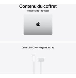Ordinateur portable Apple MacBook Pro 16 pouces M5 Max 36 Go 2 To Argent (MGE74FN/A)