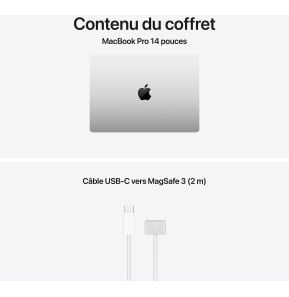 Ordinateur portable Apple MacBook Pro 16 pouces M5 Max 36 Go 2 To Argent (MGE74FN/A)