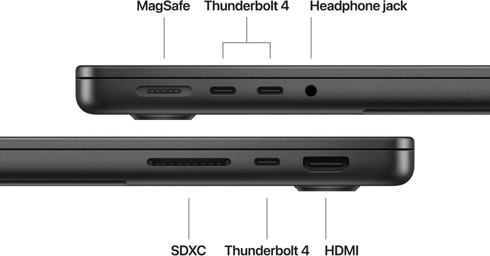 Ordinateur portable Apple MacBook Pro 16 pouces M5 Pro 24 Go 1 To Noir Sidéral (MGEA4FN/A)